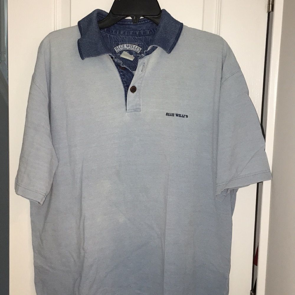 Vtg Blue Willi’s Copenhagen Denmark Natural shirt